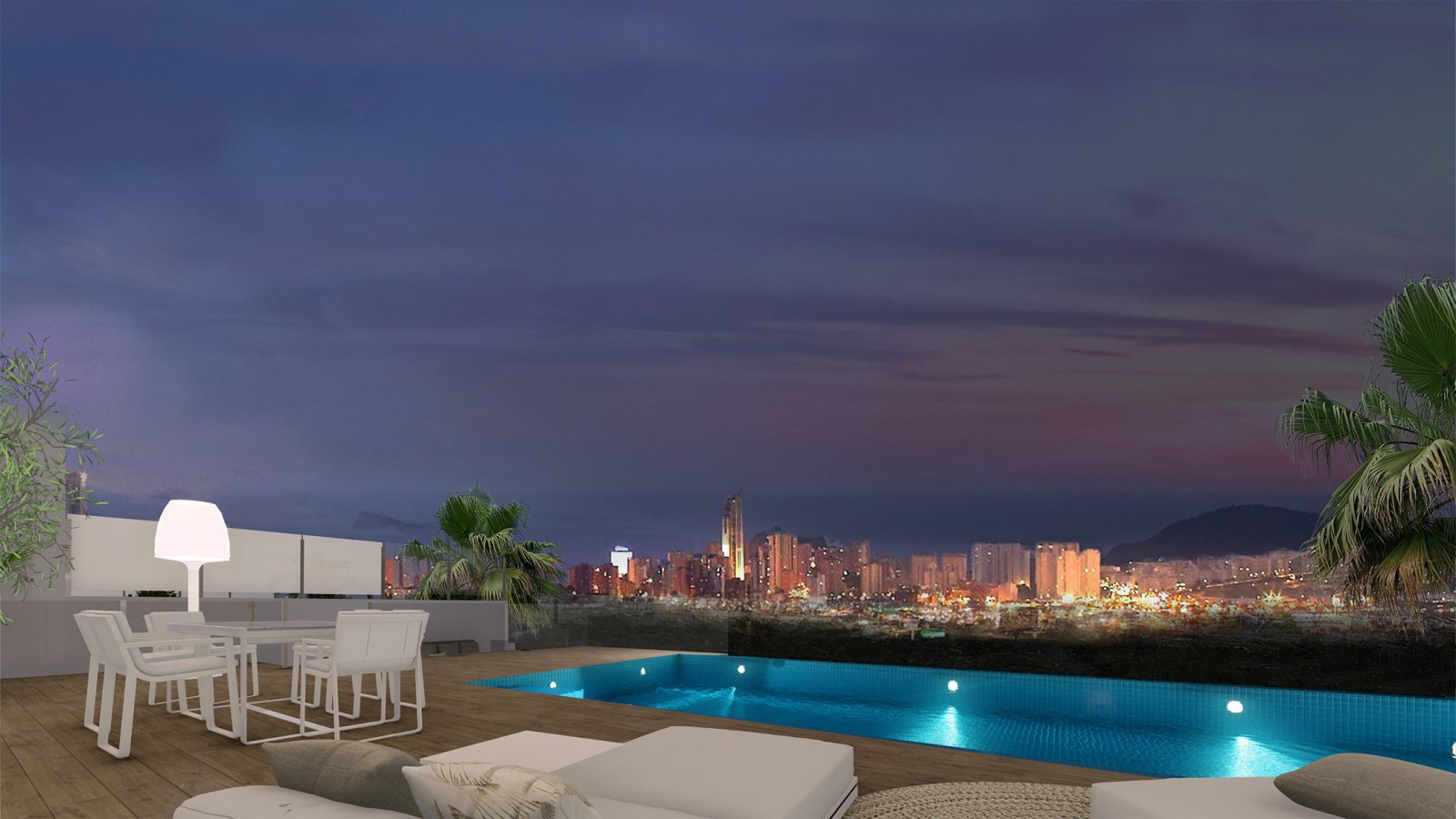  In der charmanten Ortschaft Finestrat gelegen, bieten diese Immobilien eine exklusive Umgebung mit Meerblick. 