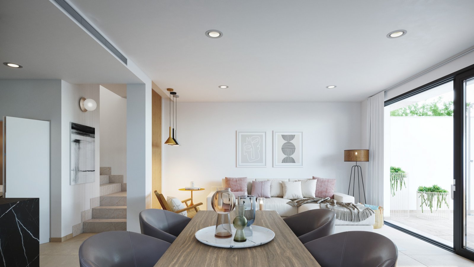  Diese unabhängigen Wohnhäuser befinden sich in der charmanten Ortschaft San Pedro del Pinatar und bieten eine ideale Umgebung für diejenigen, die die