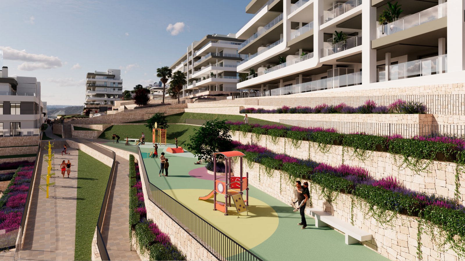  In der charmanten Stadt Mutxamel gelegen, bietet diese Wohnanlage 28 unabhängige Häuser, die für diejenigen entworfen wurden, die eine ruhige und gut