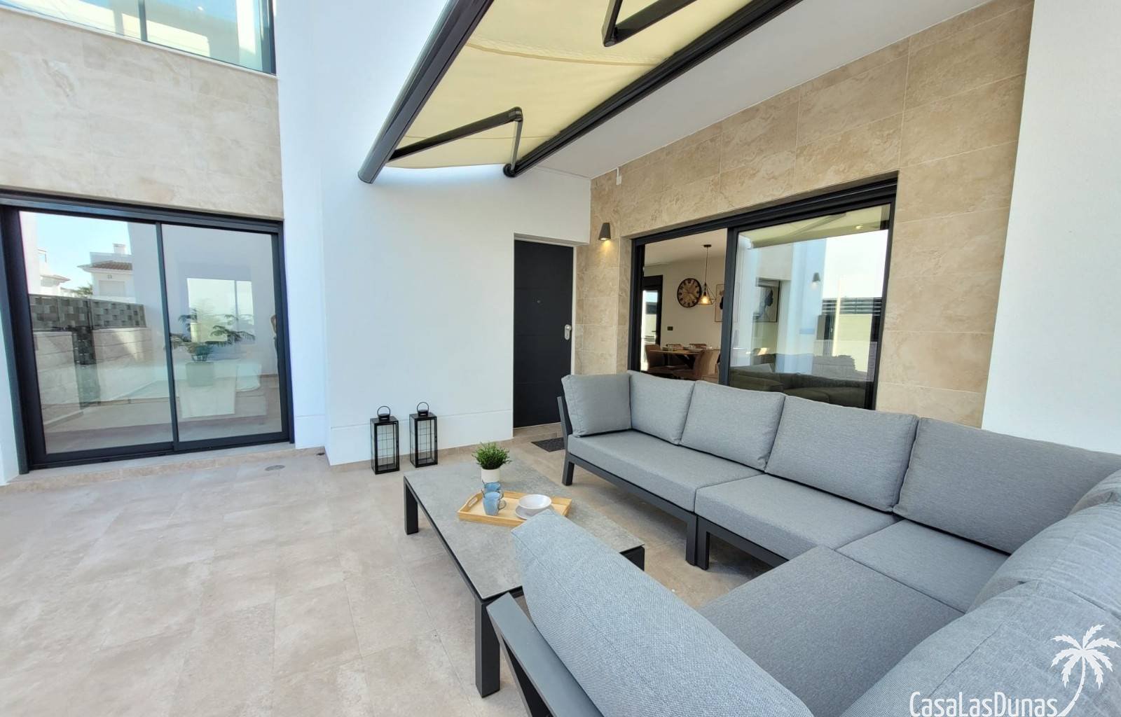 Casa Tortuga ist das ideale Ziel für einen unbeschwerten Urlaub in der sonnigen Stadt Ciudad Quesada, Rojales. Diese moderne und geschmackvoll einger