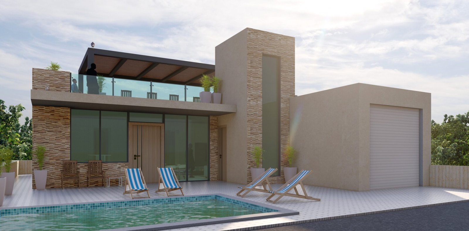 In der charmanten Ortschaft Fuente Álamo gelegen, bietet dieser Wohnkomplex eine Vielzahl von Typologien, um unterschiedliche Bedürfnisse und Lebenss