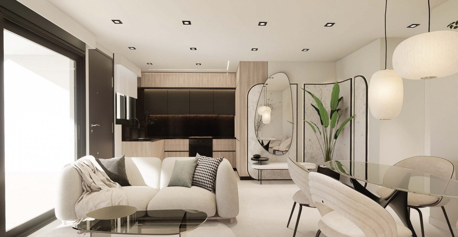 In der charmanten Gemeinde Pilar de la Horadada gelegen, bietet dieser Wohnkomplex eine Auswahl von 28 Bungalows, unterteilt in zwei Typologien: High