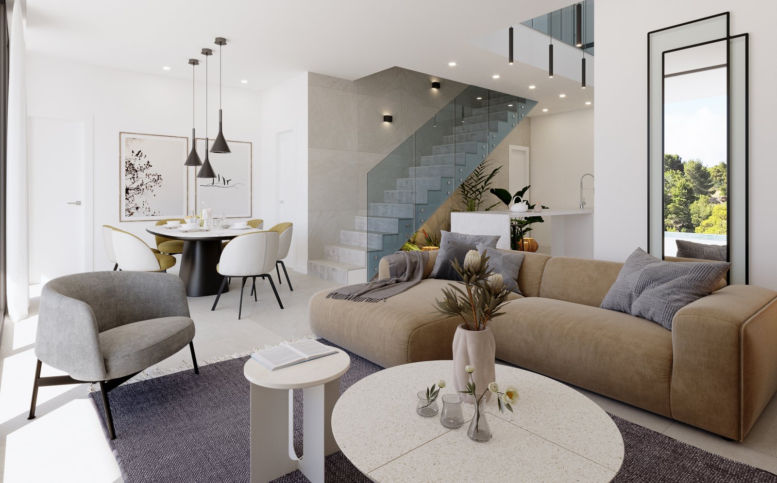 In der charmanten Stadt Finestrat gelegen, bietet diese exklusive Sammlung von 14 freistehenden Häusern eine einzigartige Wohnumgebung. Die Immobilie