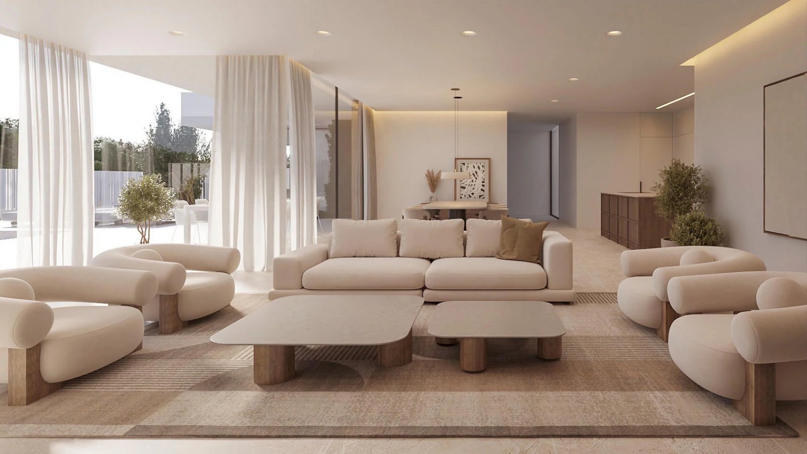 Diese Villa befindet sich in der charmanten Stadt Teulada und bietet eine privilegierte Umgebung für diejenigen, die Ruhe und Komfort suchen. Mit ein