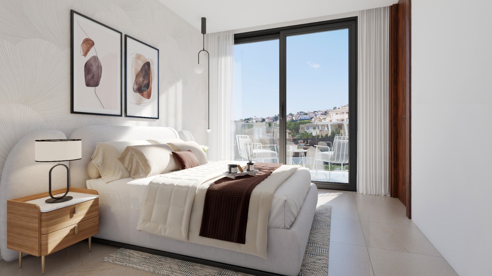 In der charmanten Stadt Finestrat gelegen, bietet dieser Wohnkomplex eine Auswahl von 19 Immobilien, darunter Reihenhäuser und Villen. Die Lage ist i