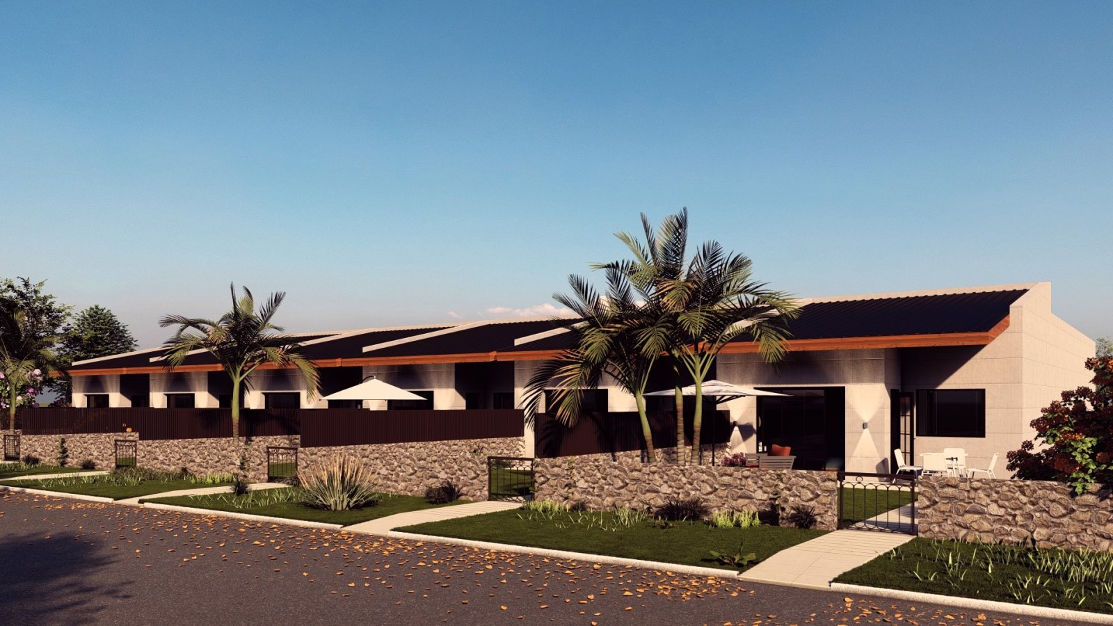  In der charmanten Ortschaft Sangonera la Verde gelegen, bietet diese Wohnanlage eine ruhige und gut angebundene Umgebung. Bestehend aus 12 Reihenhäus