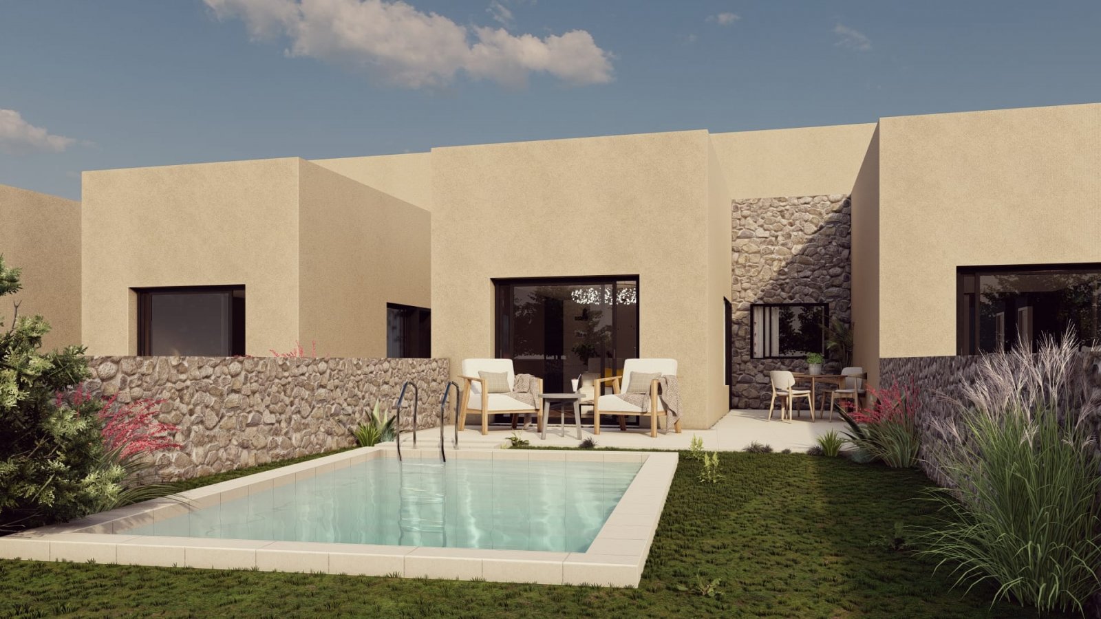  In der charmanten Ortschaft Sangonera la Verde gelegen, bietet diese Wohnanlage eine ruhige und gut angebundene Umgebung. Bestehend aus 12 Reihenhäus