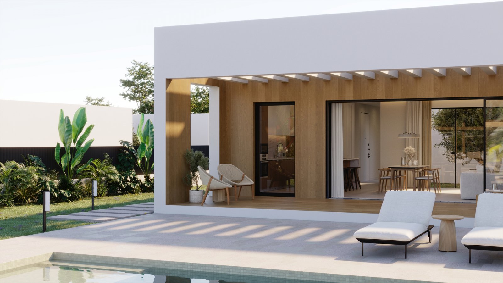  In der exklusiven Gegend von Golf Bahía gelegen, bietet dieser Wohnkomplex eine Auswahl von 6 freistehenden Häusern. Diese Immobilien zeichnen sich d