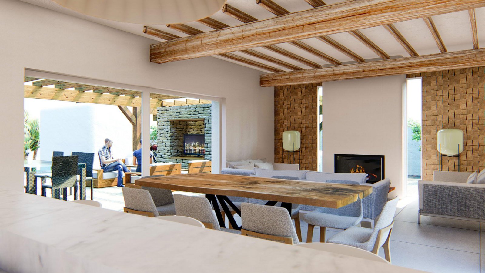 Dieses freistehende Chalet befindet sich in der charmanten Gemeinde Alfaz del Pi und bietet eine ideale Umgebung für diejenigen, die Ruhe und Komfort