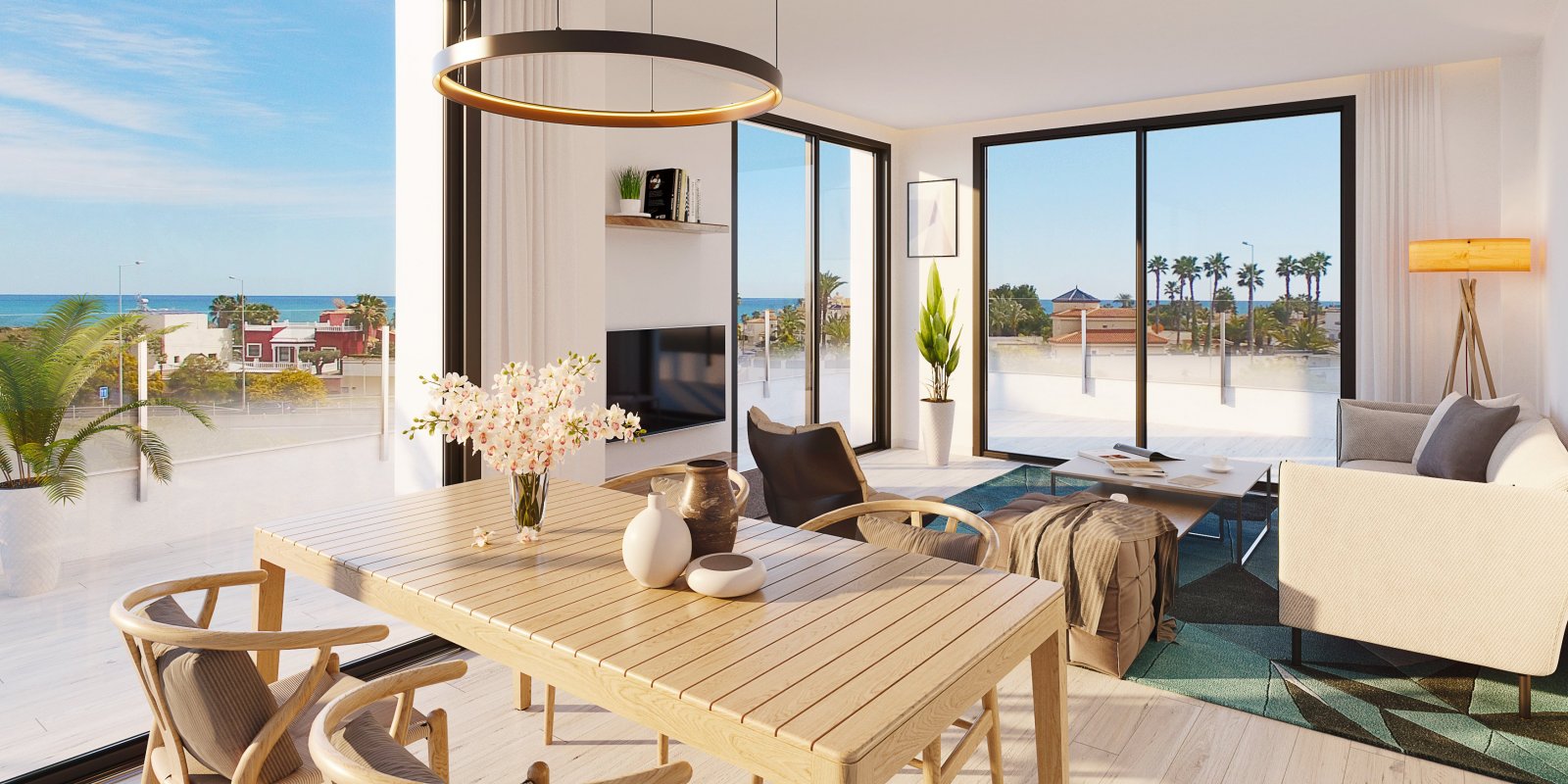 In der begehrten Gegend von Playa Flamenca gelegen, bietet diese Wohnanlage eine Auswahl von 43 Wohneinheiten, die darauf ausgelegt sind, die Bedürfn