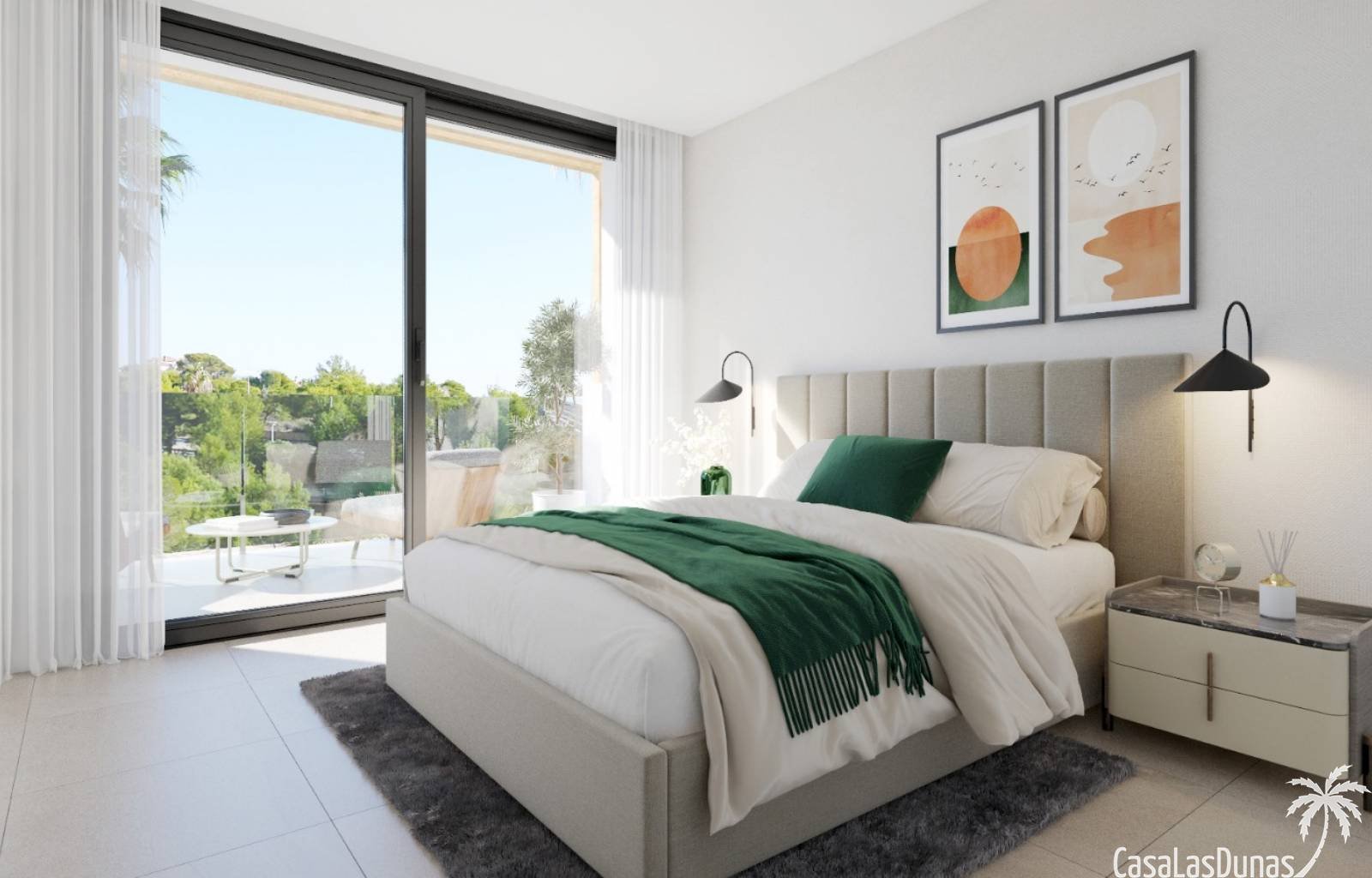  In der lebhaften Gegend von Finestrat, in der Nähe von Benidorm, befindet sich dieser brandneue Komplex. Die großzügigen Reihenhäuser verfügen über 3