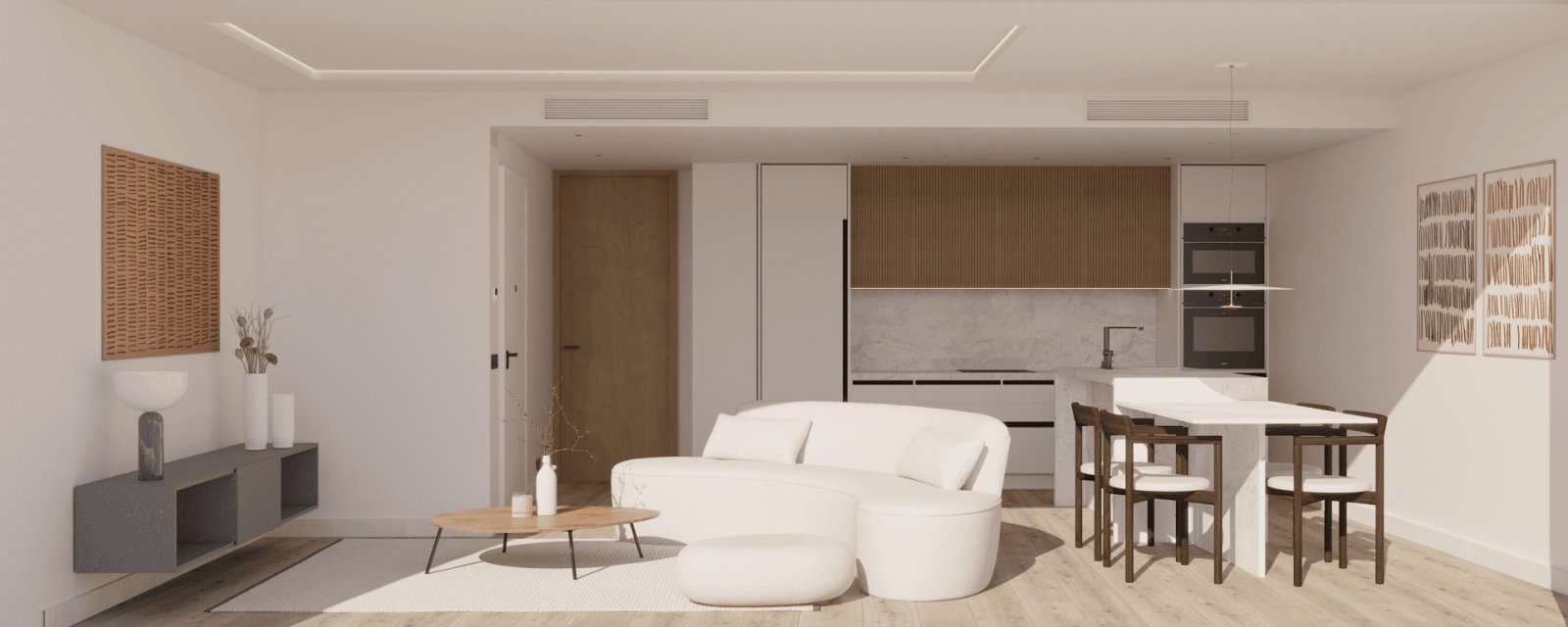  In der charmanten Stadt Torrevieja gelegen, bietet diese exklusive Sammlung von 20 Bungalows ein einzigartiges Wohnerlebnis mit Meerblick. Das Angebo