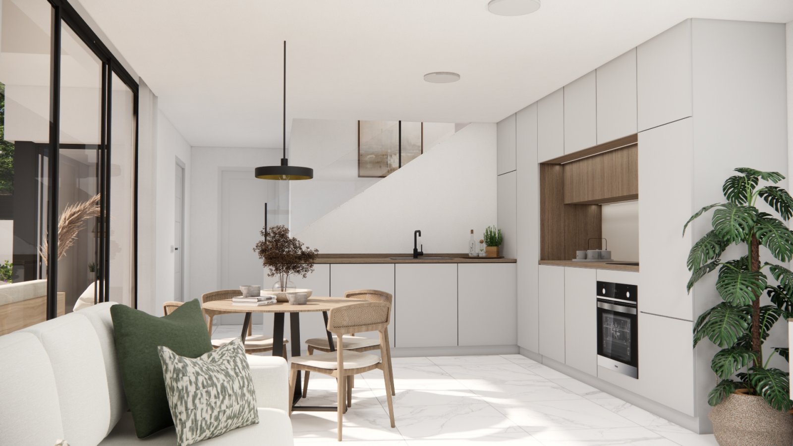  In der charmanten Ortschaft Los Montesinos gelegen, bietet diese Wohnanlage 30 freistehende Häuser, die für diejenigen entworfen wurden, die einen ex