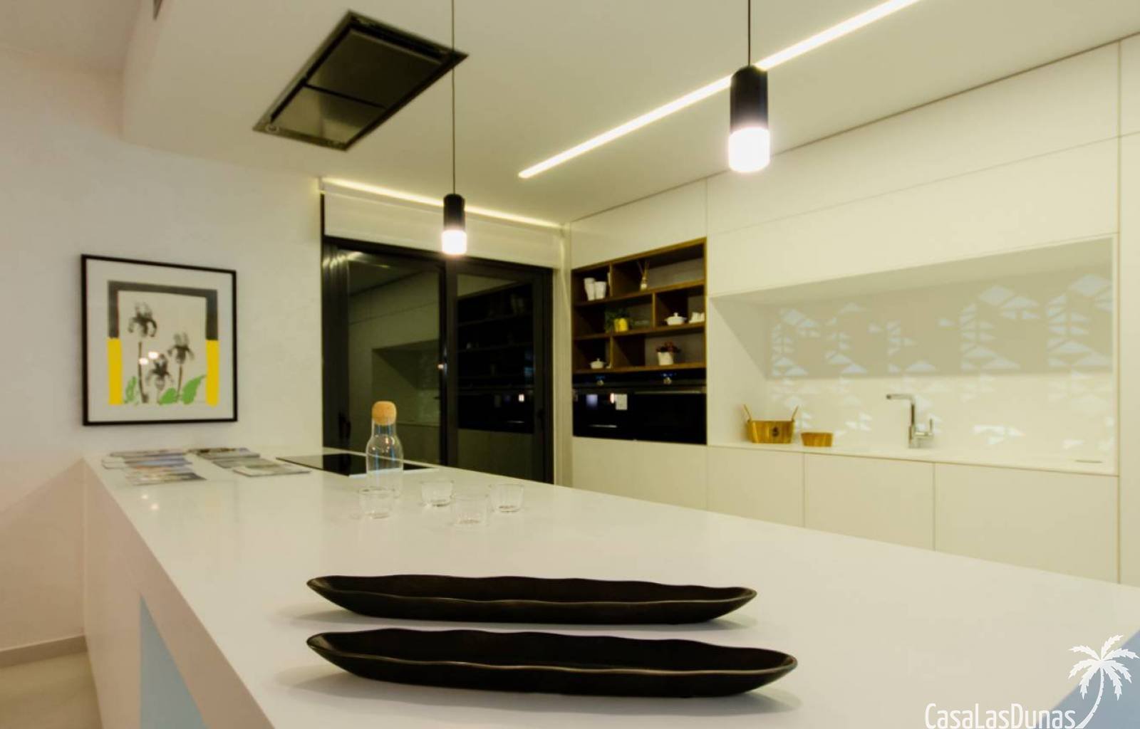 Schöne Villa in der Urbanisation Buehills in San Miguel de Salinas. In der Nähe des Golfplatzes Colinas de Campoamor. Diese Luxusvilla hat eine Gesam