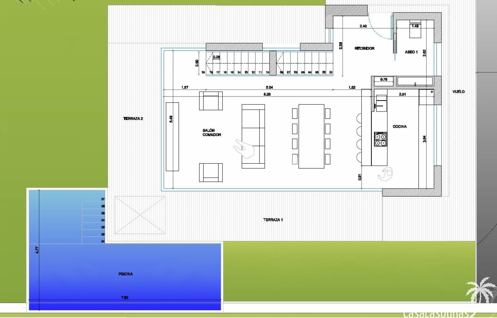  Wunderschöne neue Luxusvillen mit Meerblick in Finestrat. Diese Villen verfügen über 286 m2 Wohnfläche, verteilt auf 3 Etagen. Das Haus verfügt über 