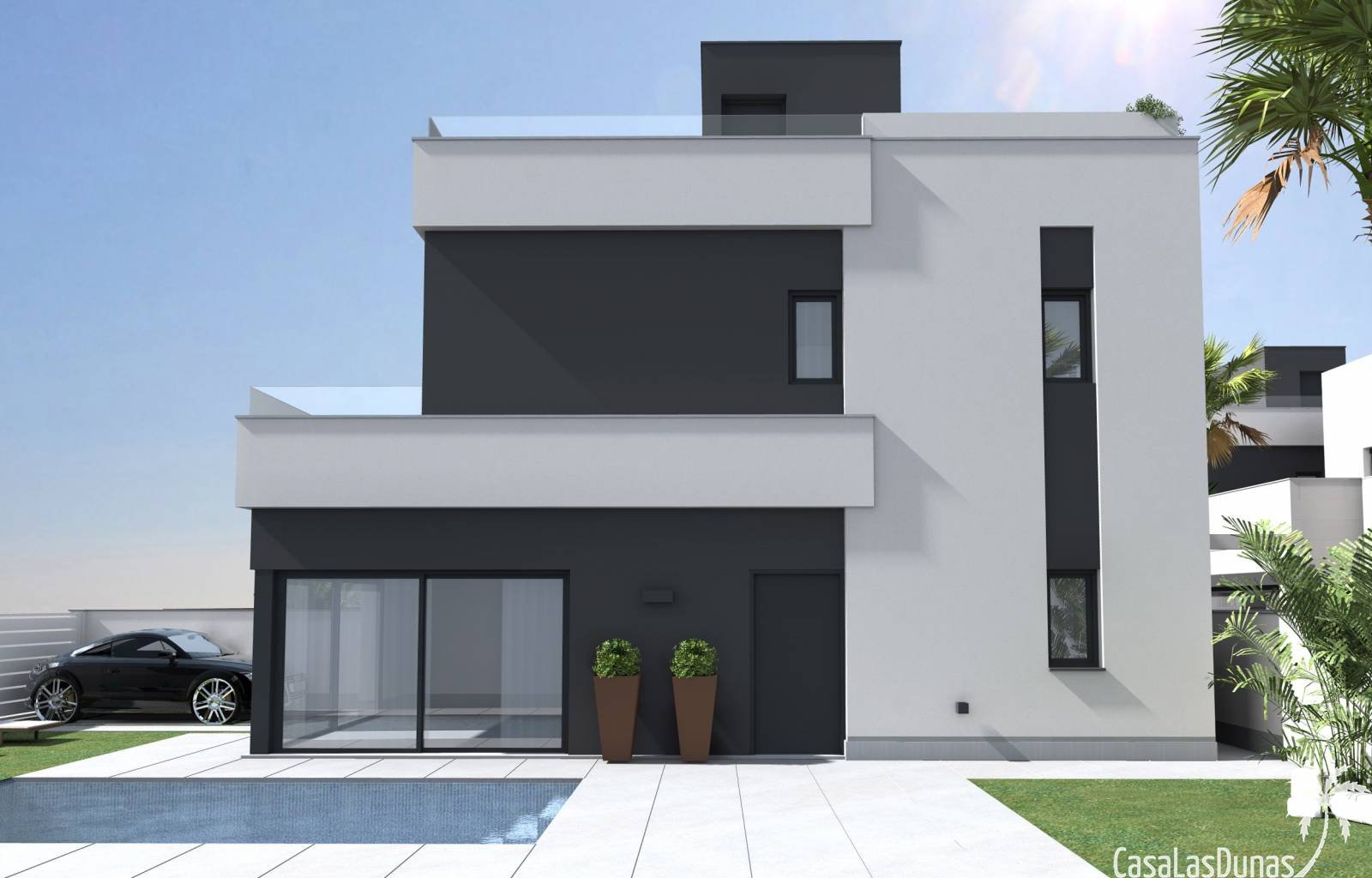  Diese 10 Villen liegen in der Nähe von Villamartin, in der Nähe des Golfresorts und des berühmten Einkaufszentrums La Zenia Boulevard. Es stehen mehr