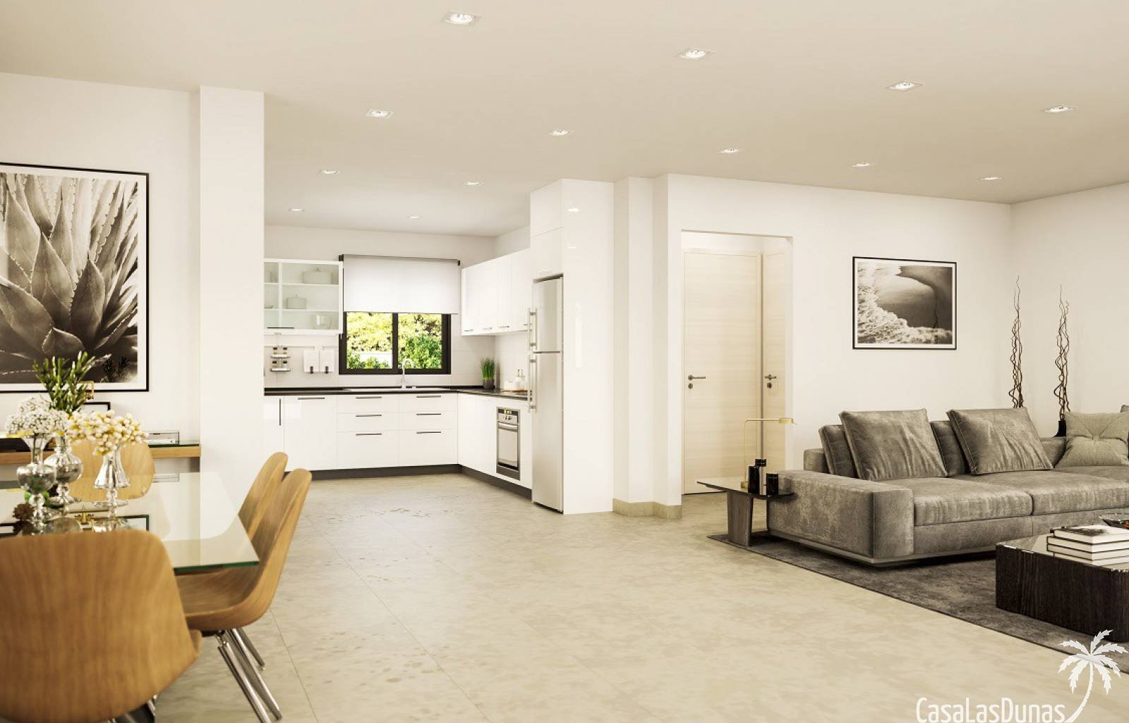  Wunderschönes Neubauprojekt in einer ruhigen Gegend von La Marina, nur wenige Meter von den herrlichen Dünen von El Pinet und dem Naturpark Santa Pol