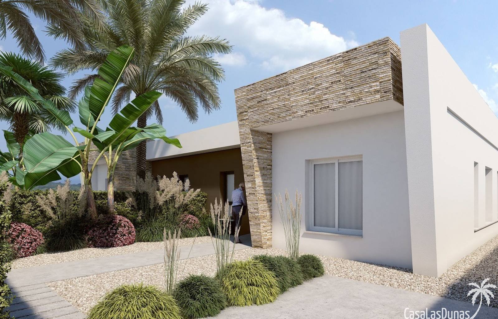  Zeitgemäße Werbung in fußläufiger Entfernung zum hervorragenden Golfplatz in Algorfa. Das Projekt besteht aus insgesamt 40 Gebäuden, darunter 6 unabh