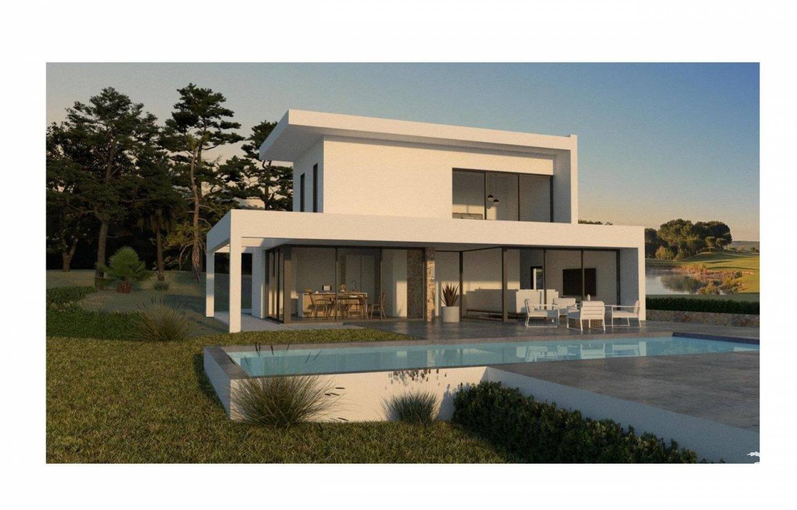 Campoamor:  Jede Villa wurde für den Luxusmarkt entworfen und verfügt über eine sehr hochwertige und zeitgemäße Ausstattung mit großen, geräumigen Terrassen, und 