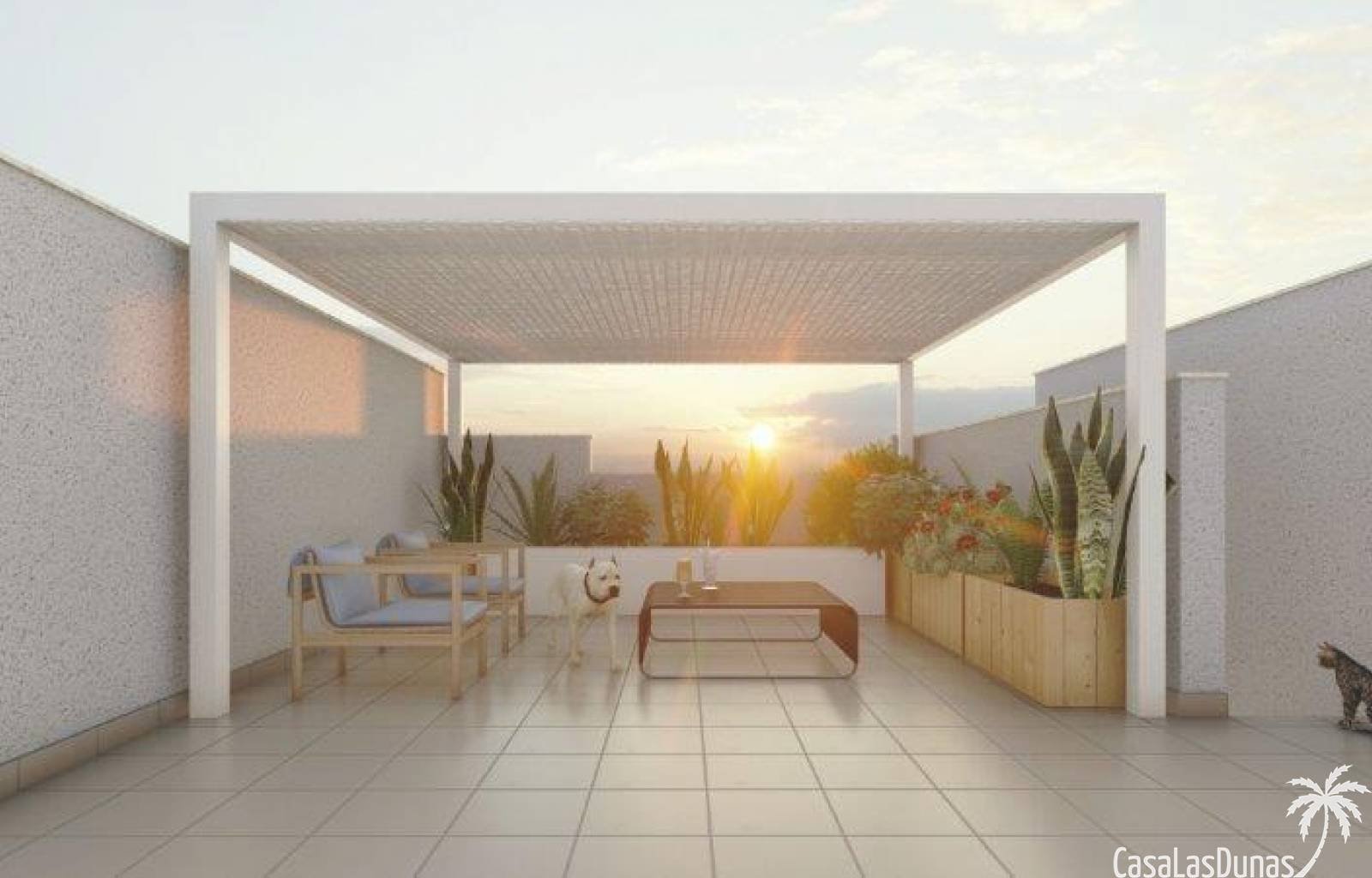 Dieses schöne Neubauprojekt bietet mehrere Stadthäuser mit viel Licht und Charakter. Das Gebiet besteht aus insgesamt 14 Reihenhäusern von ca. 95 m2,