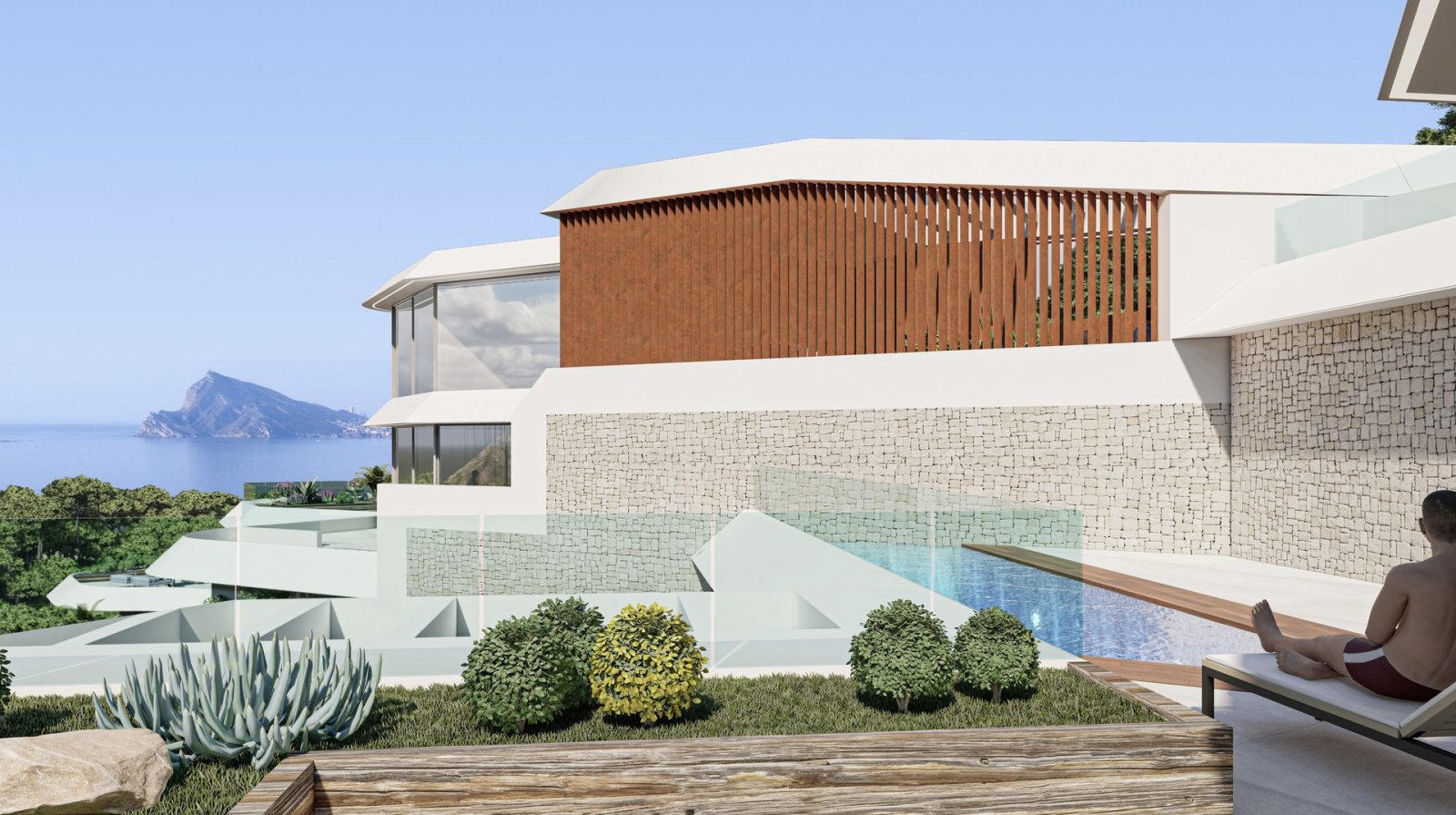  Diese exklusiven Villen im charmanten Pueblo Mascarat bieten eine privilegierte Umgebung mit Meerblick. Mit nur vier verfügbaren Immobilien ist jede 