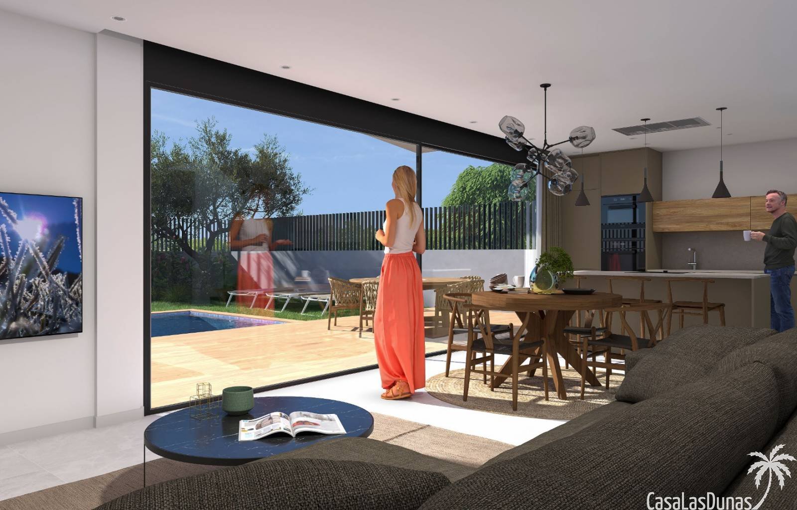 Neuentwicklung von 19 unabhängigen Luxusvillen mit großem Grundstück (+300 m2), privatem Swimmingpool, Süd-/Südwestausrichtung, sorgfältiger Innenarc