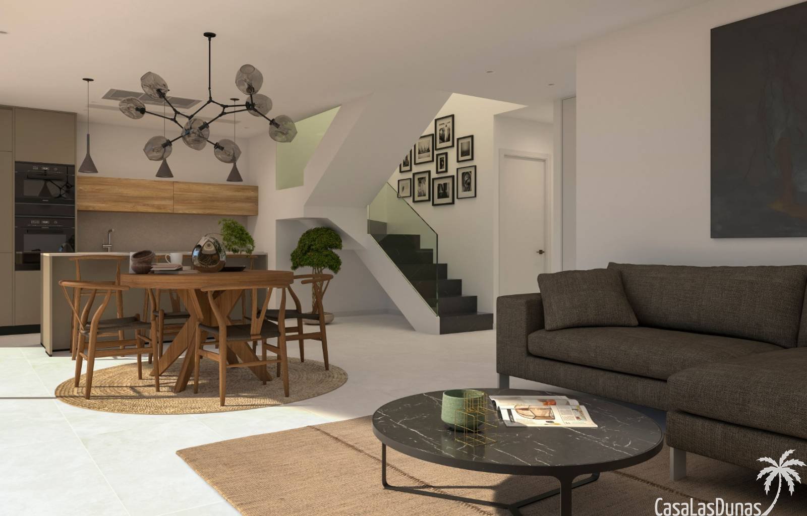 Neuentwicklung von 19 unabhängigen Luxusvillen mit großem Grundstück (+300 m2), privatem Swimmingpool, Süd-/Südwestausrichtung, sorgfältiger Innenarc