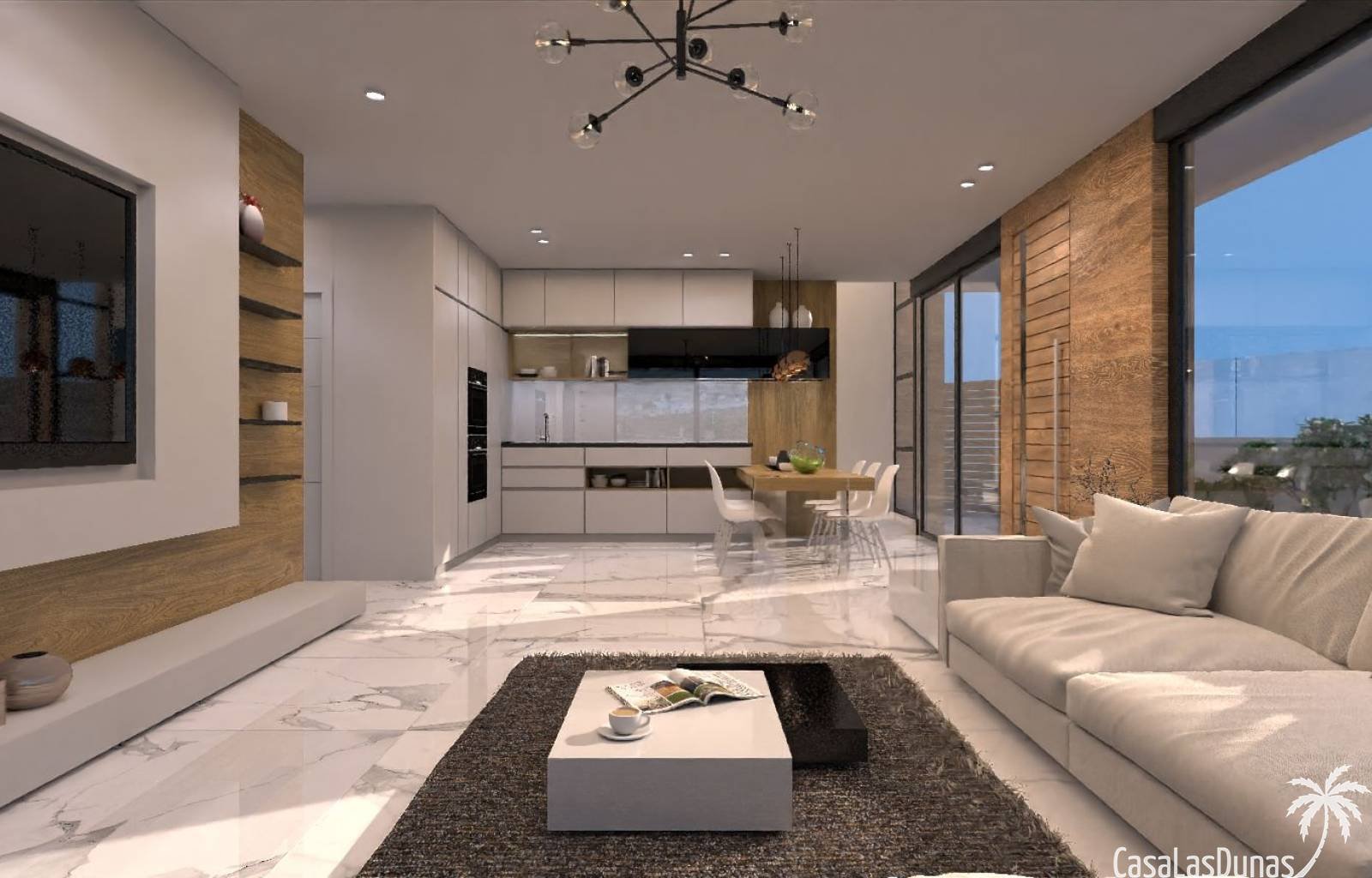  Die Villa liegt 50 Meter vom Golfplatz La Marquesa entfernt und verfügt über 3 Schlafzimmer und 2 Badezimmer sowie einen 3 x 6 m großen Pool. Es verf