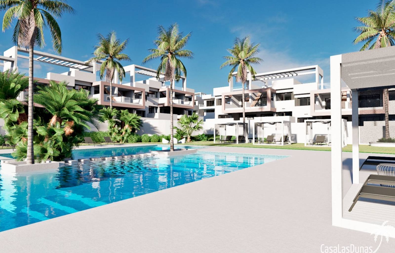  Diese kleine Wohnanlage mit 20 Häusern befindet sich im exklusiven Finestrat-Benidorm. Die Häuser verfügen über 2 oder 3 Schlafzimmer und 2 oder 3 Ba