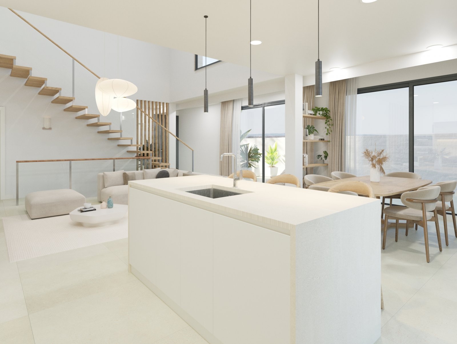  In der charmanten Ciudad Quesada gelegen, bietet diese exklusive Sammlung von vier freistehenden Häusern einen einzigartigen und anspruchsvollen Lebe