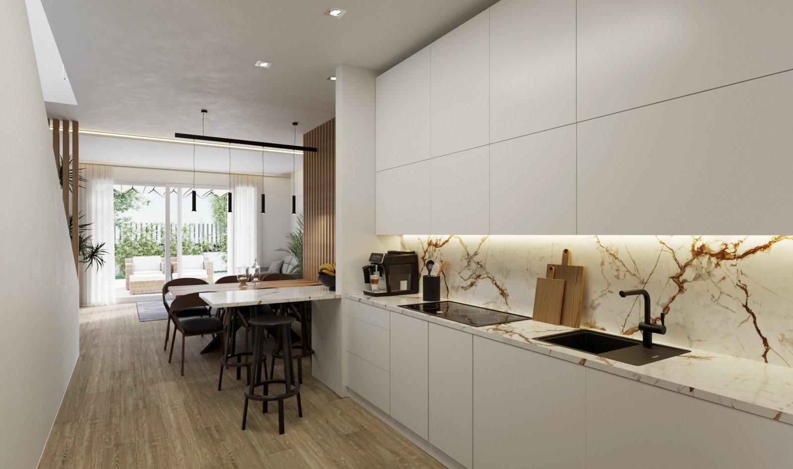 Im charmanten Ort Hondón de las Nieves gelegen, bietet dieses exklusive Ensemble unabhängiger Häuser eine einzigartige Gelegenheit für diejenigen, di