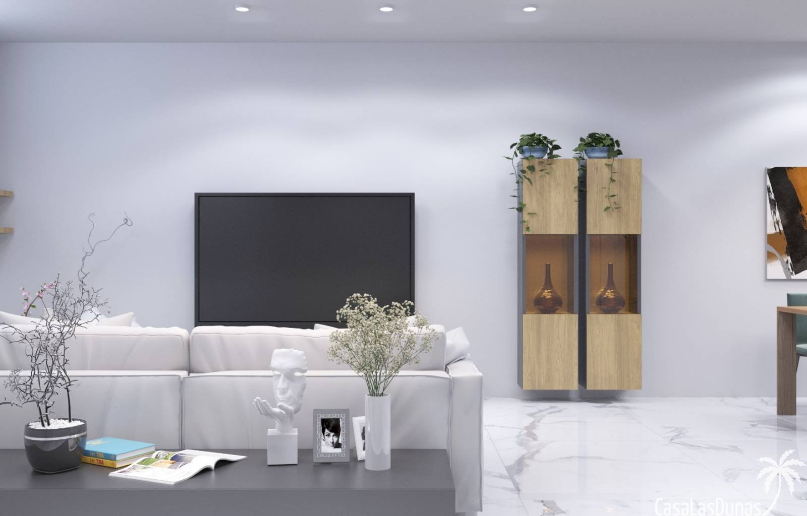 Diese 98 m2 große freistehende Villa auf einem 275 m2 großen Grundstück ist ein luxuriöser Rückzugsort neben dem Golfplatz. Mit 3 Schlafzimmern und 3