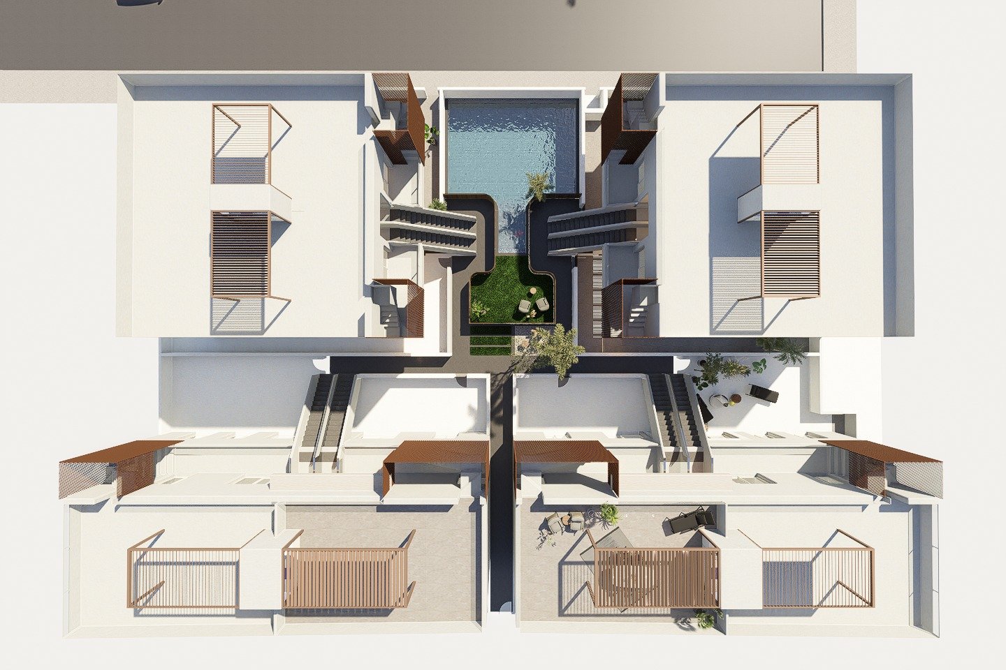  In der charmanten Umgebung von Pilar de la Horadada gelegen, bietet diese Wohnanlage eine Auswahl von 16 Bungalows, unterteilt in High-Bungalow und L