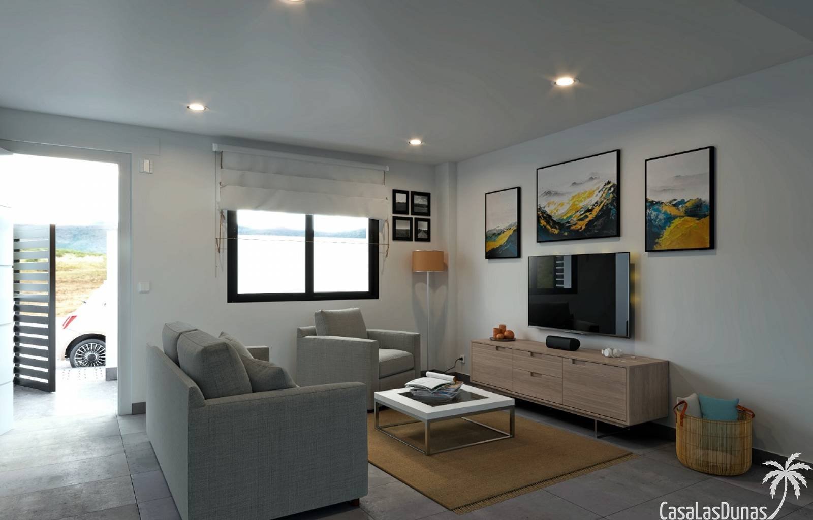  In diesem kleinen Dorf in der Nähe des Mar Menor finden Sie dieses kleine Projekt mit nur 5 Villen. Diese Villen mit 3/4 Schlafzimmern und 3 Bädern v