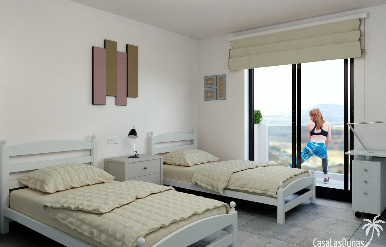  In diesem kleinen Dorf in der Nähe des Mar Menor finden Sie dieses kleine Projekt mit nur 5 Villen. Diese Villen mit 3/4 Schlafzimmern und 3 Bädern v