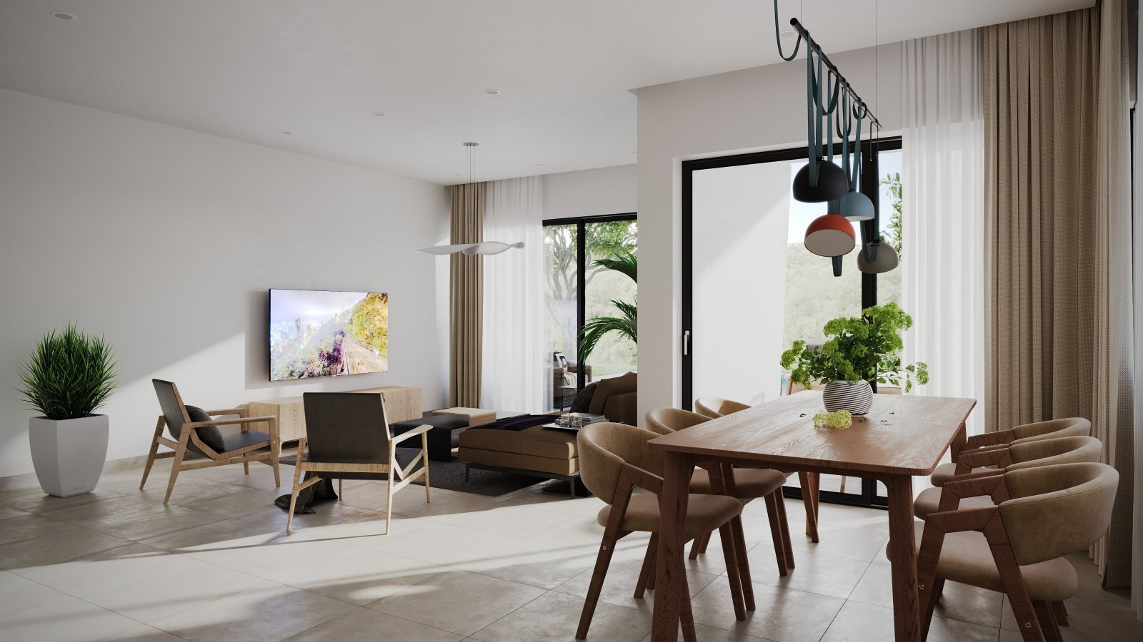  In der charmanten Stadt Calpe gelegen, bietet dieses exklusive Immobilienangebot drei unabhängige Häuser, die für diejenigen entworfen wurden, die ei