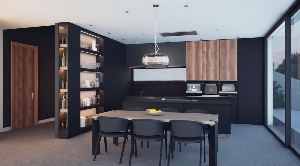  In der prestigeträchtigen Gegend von Santa Clara gelegen, bietet diese exklusive Villa eine luxuriöse Umgebung mit Meerblick. Entworfen für diejenige