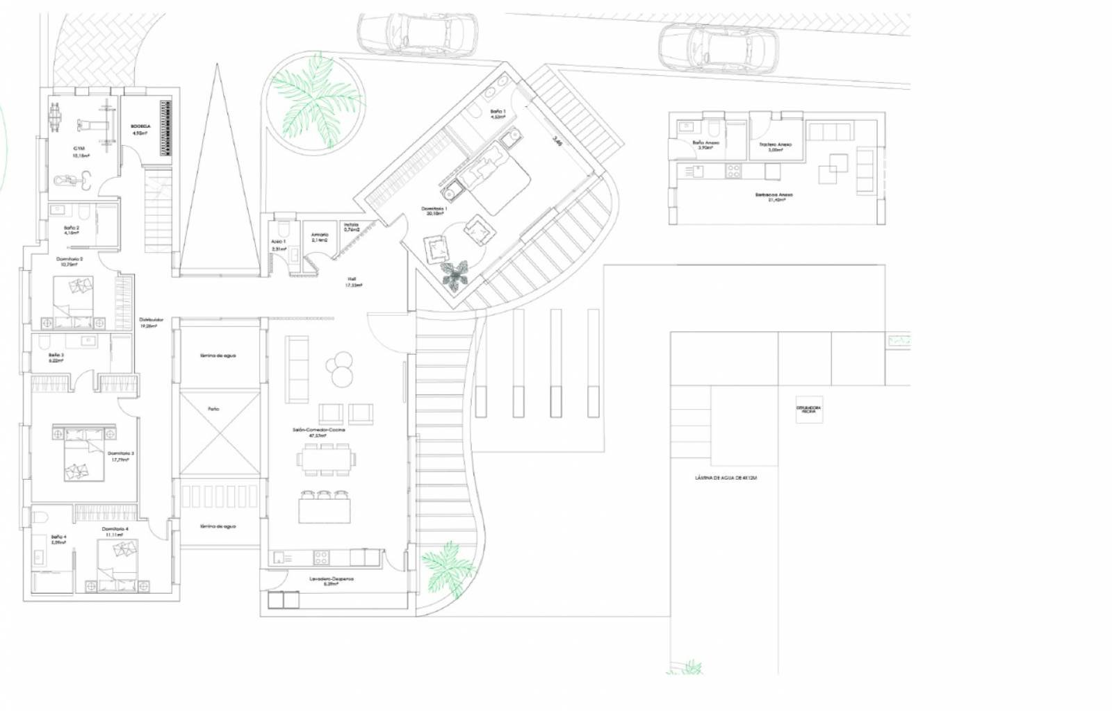  Neubau von zwei exklusiven Luxusvillen, die den höchsten Ansprüchen an Komfort, Stil und Eleganz gerecht werden, in Algorfa, in der Nähe des La Finca