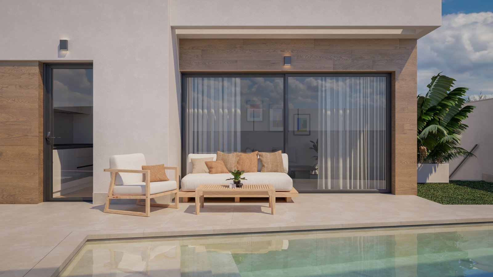  Dieses freistehende Chalet befindet sich in der charmanten Gemeinde Pilar de la Horadada und bietet ein einzigartiges Wohnerlebnis. Mit einem moderne