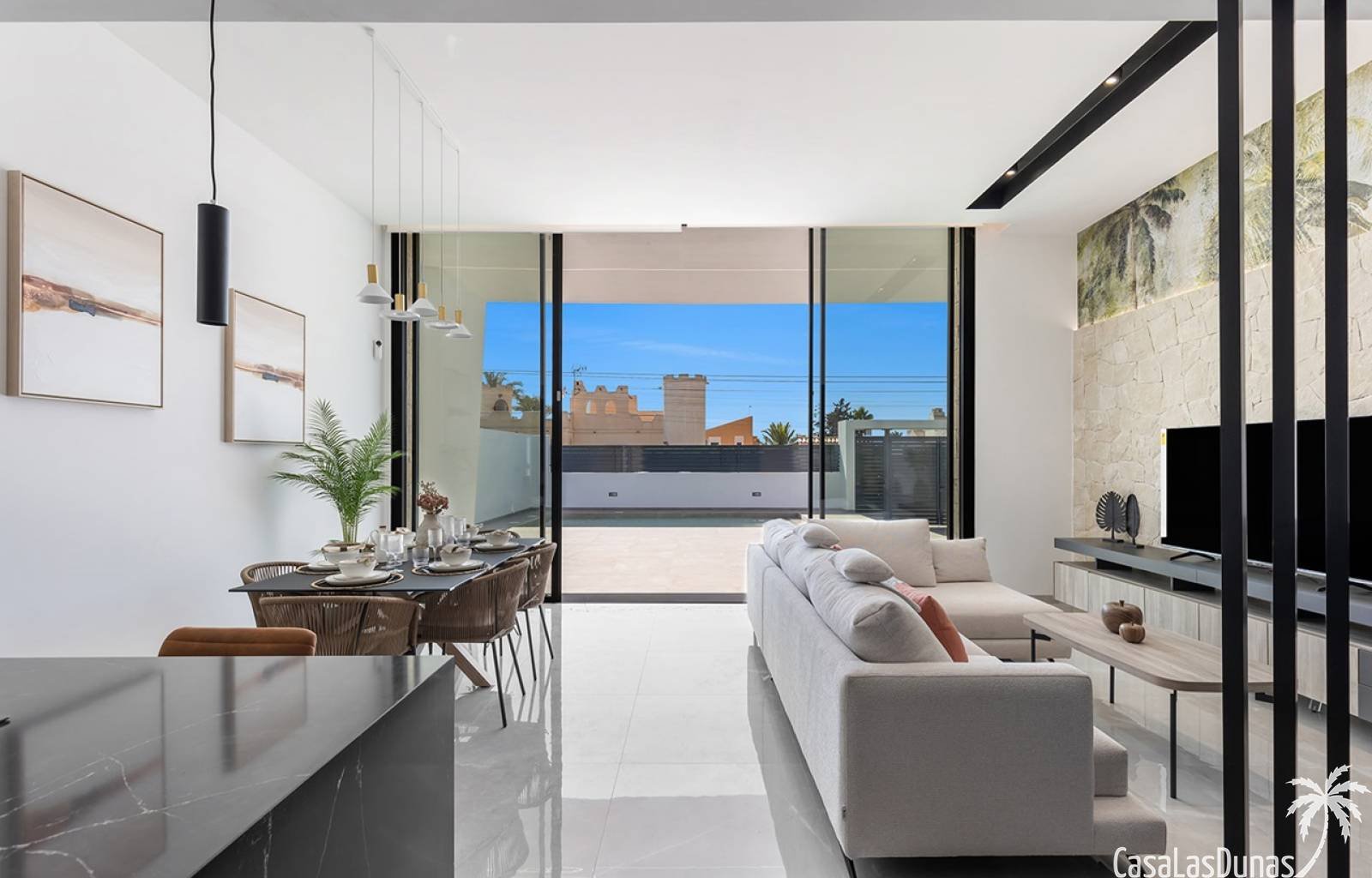  Tauchen Sie ein in eine Welt voller Komfort und Eleganz mit diesen neuen Villen in Los Balcones, Torrevieja. In einer ruhigen und exklusiven Gegend g