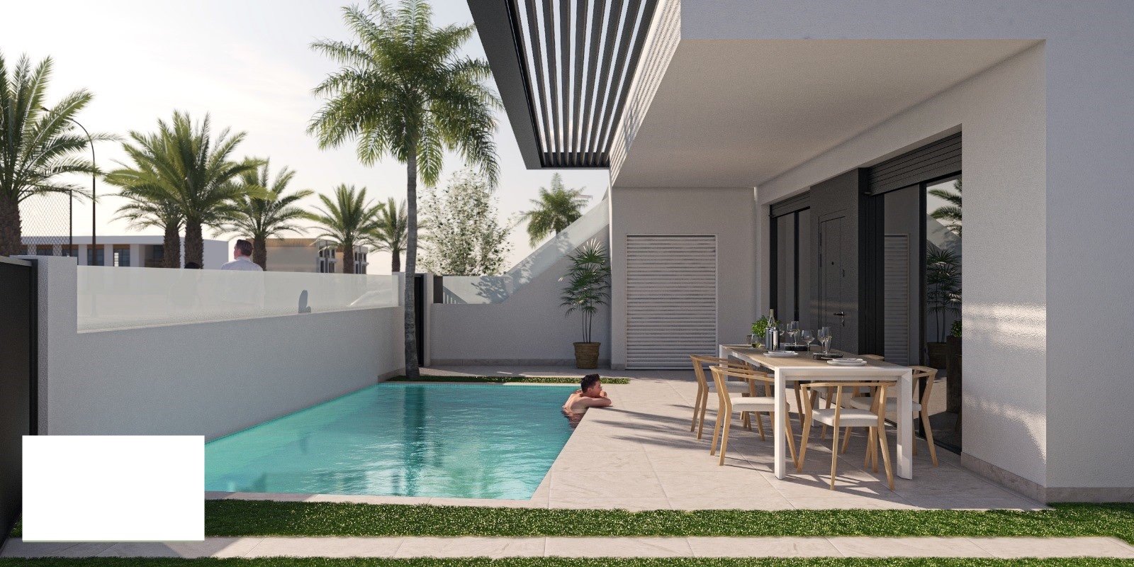  In der charmanten Gegend von Las Esperanzas gelegen, bietet diese exklusive Sammlung von Bungalows einen einzigartigen Lebensstil nur 2 km vom Meer e