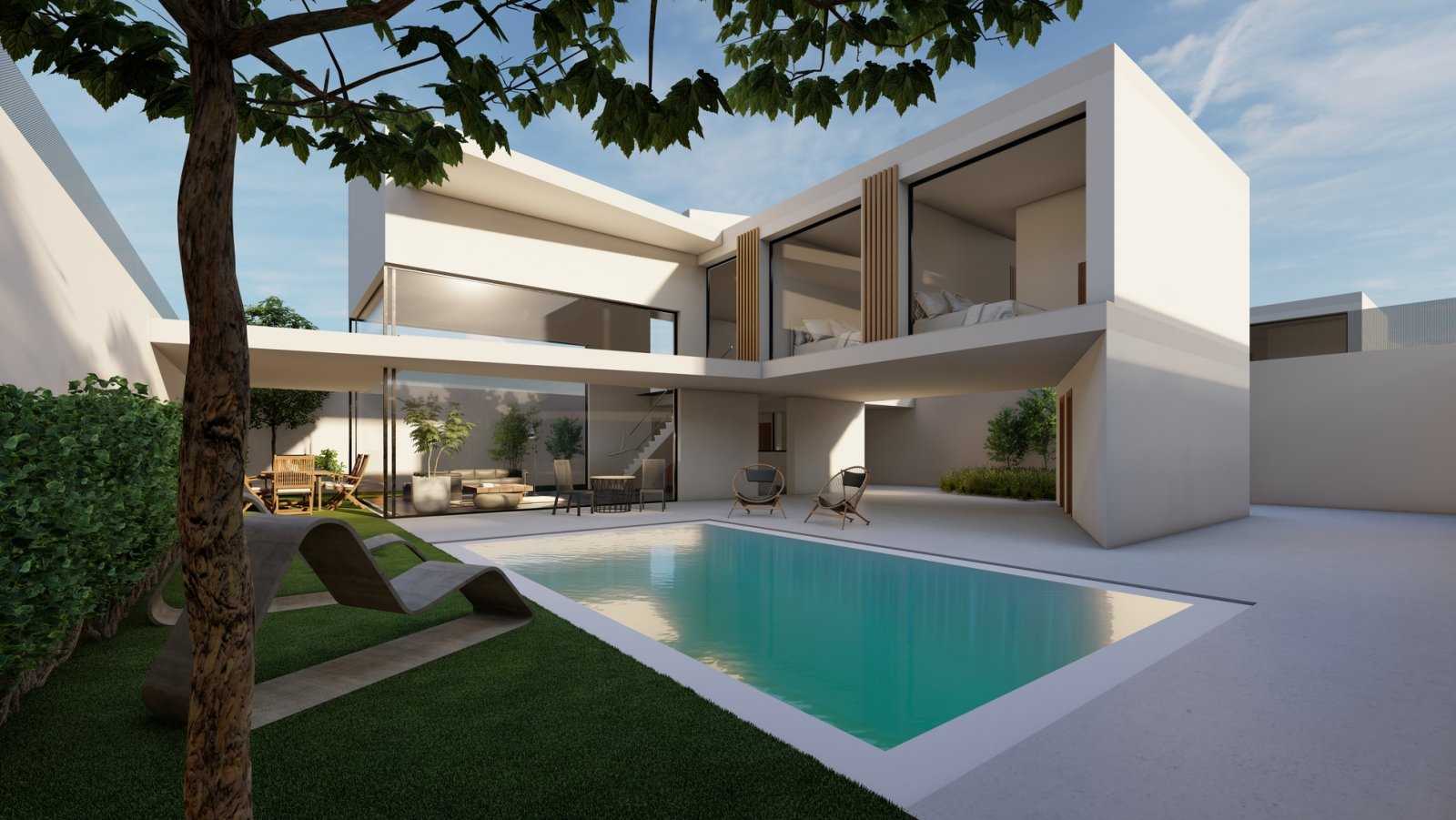  In der charmanten Umgebung von Los Baños de Fortuna gelegen, bieten diese freistehenden Häuser einen exklusiven und komfortablen Lebensstil. Mit insg