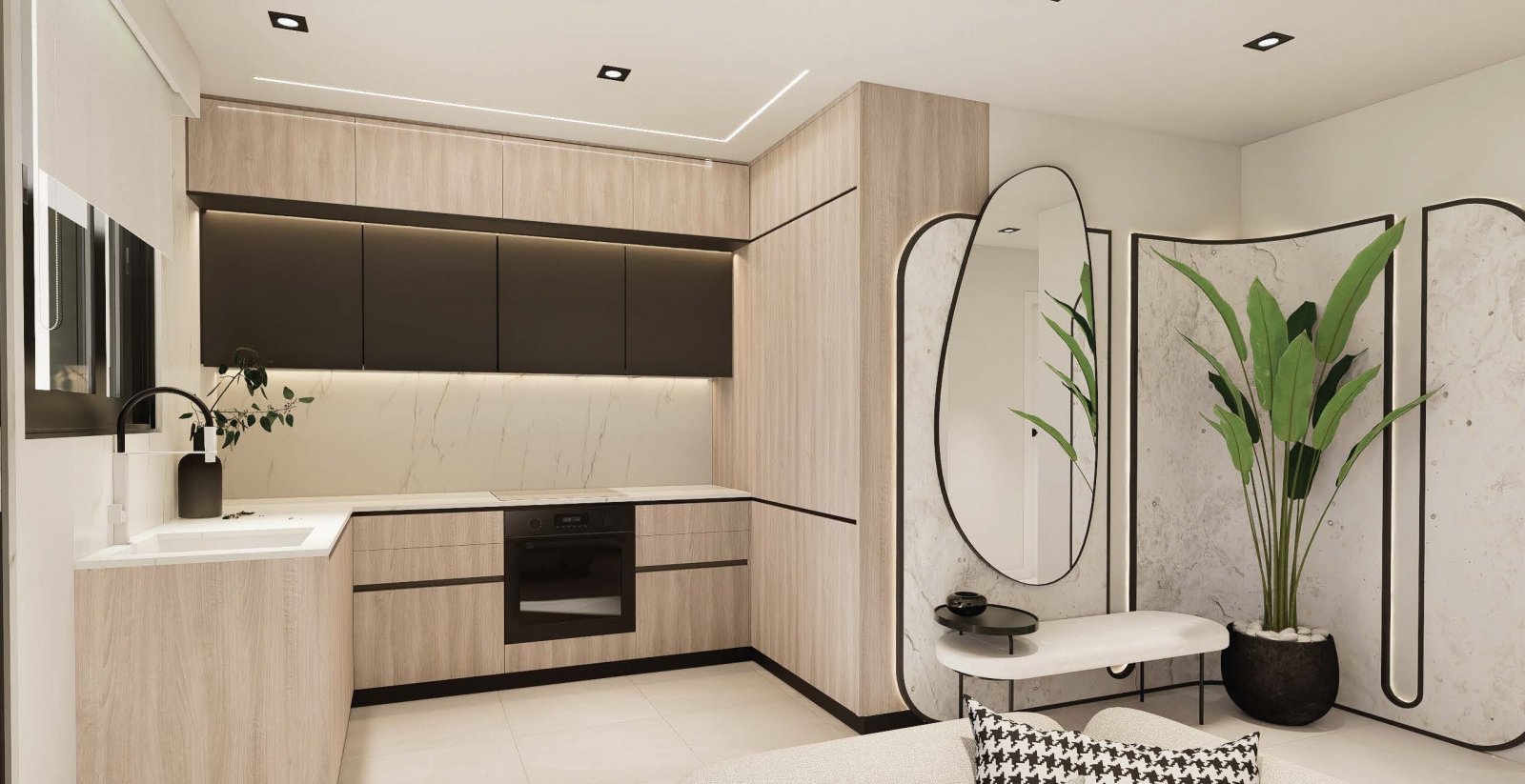 In der charmanten Gemeinde Pilar de la Horadada gelegen, bietet dieser Wohnkomplex eine Auswahl von 28 Bungalows, unterteilt in zwei Typologien: High