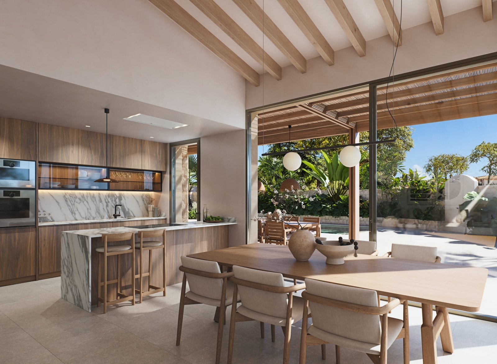  In der charmanten Umgebung von Cabo de Palos gelegen, bietet diese Villa ein einzigartiges Wohnerlebnis in erster Meereslinie. Mit garantiertem Meerb