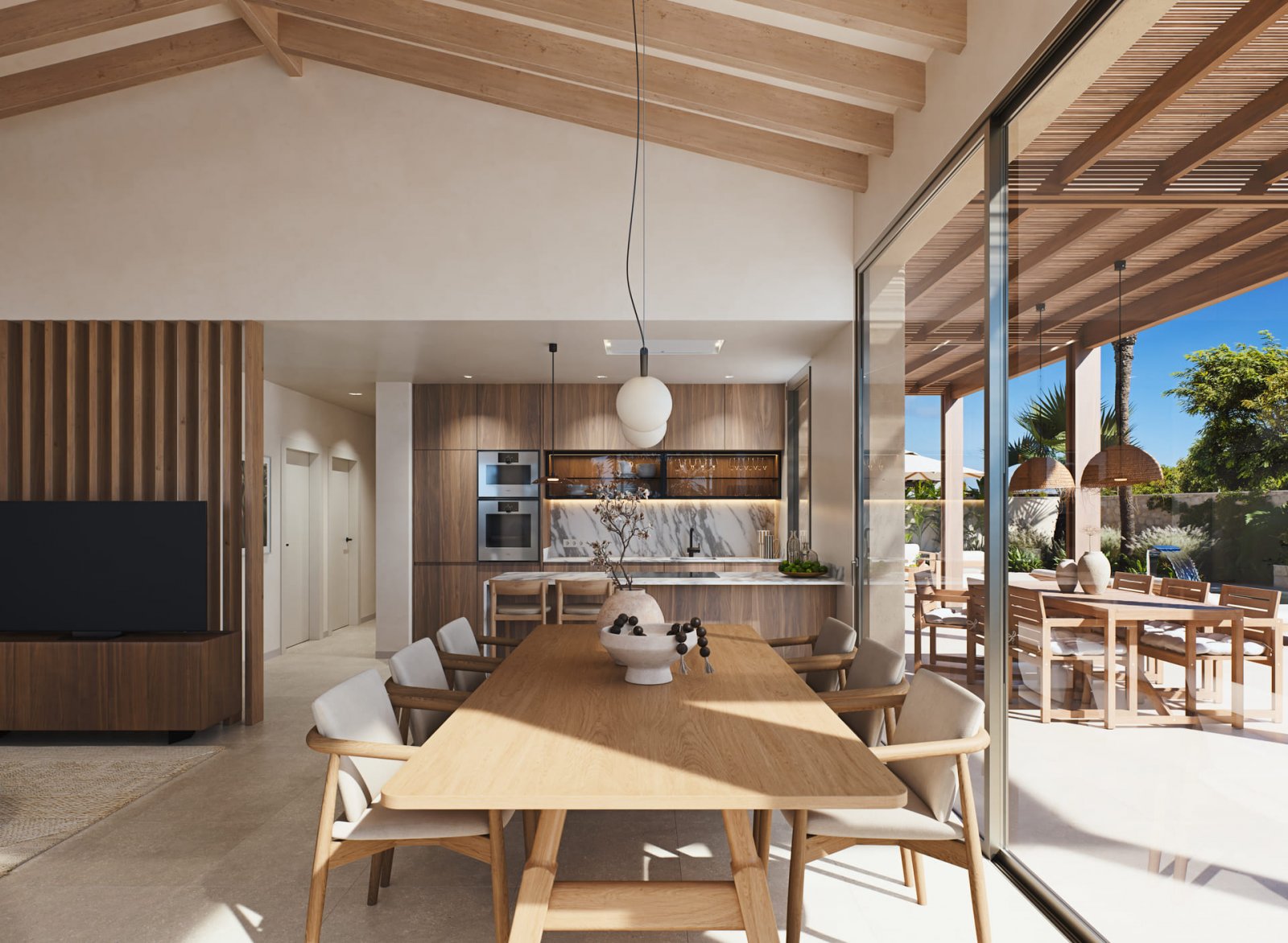  In der charmanten Umgebung von Cabo de Palos gelegen, bietet diese Villa ein einzigartiges Wohnerlebnis in erster Meereslinie. Mit garantiertem Meerb