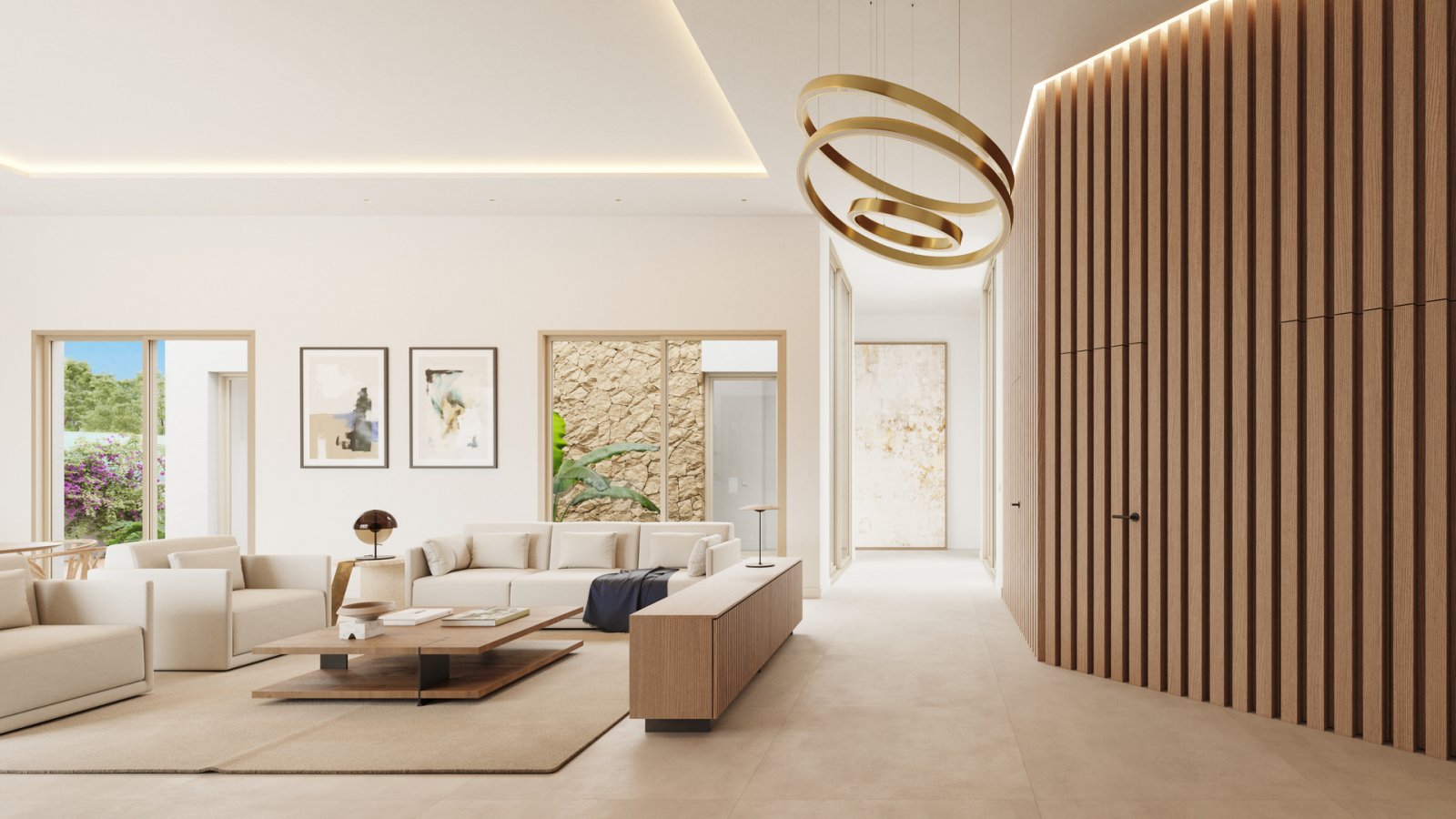  In der exklusiven Gegend von Castillo de Montemar gelegen, bietet dieser Wohnkomplex drei unabhängige Häuser, die durch ihr modernes und funktionales