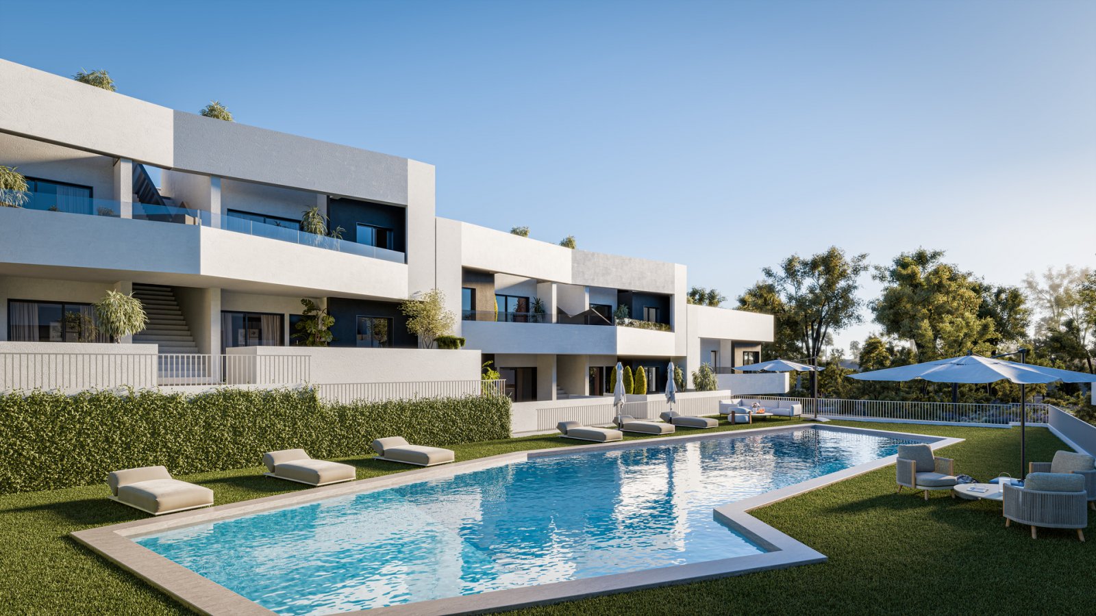 In der charmanten Umgebung von San Miguel de Salinas gelegen, bietet diese Wohnanlage eine Auswahl von 104 Wohnungen, die für verschiedene Lebensstil