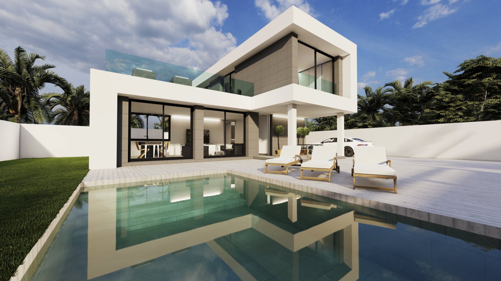 Ciudad Quesada:  In der charmanten Stadt Ciudad Quesada gelegen, bietet dieses exklusive Immobilienangebot zwei freistehende Häuser, die durch ihr modernes und funkti 