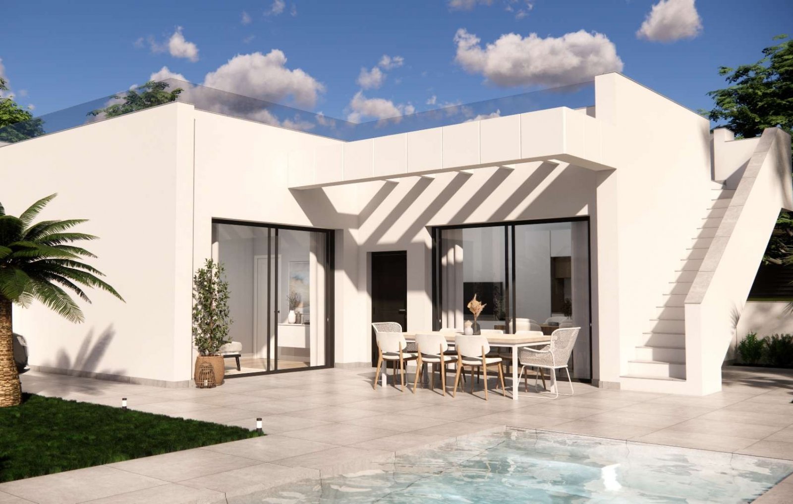 In der charmanten Stadt Rojales gelegen, bietet diese exklusive Sammlung von 7 freistehenden Häusern eine ideale Umgebung für diejenigen, die Ruhe un