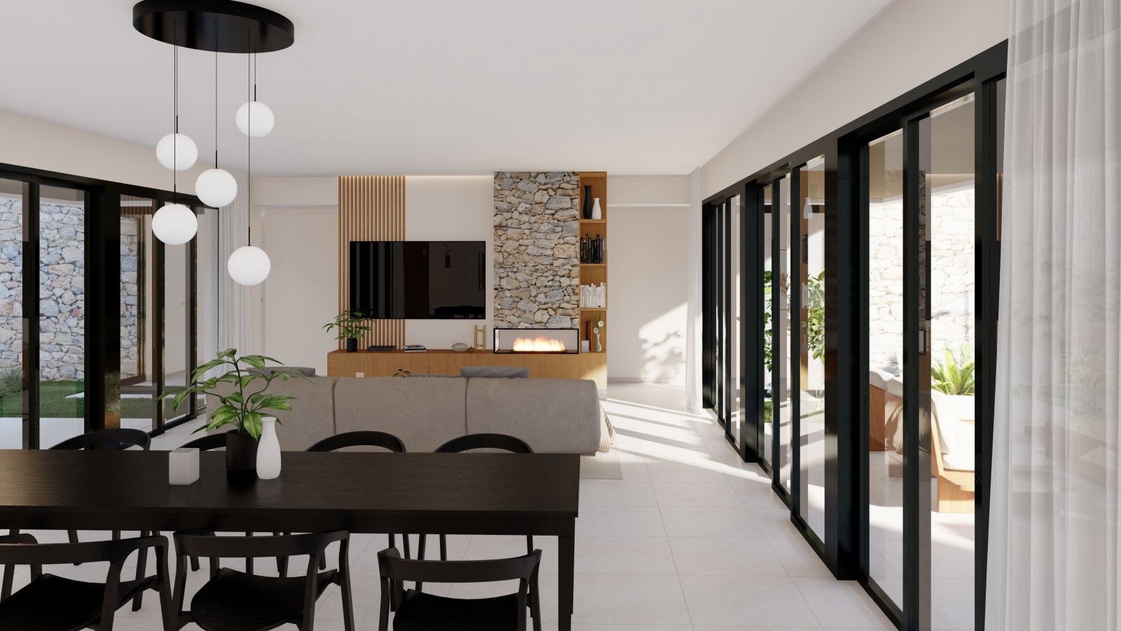  In der charmanten Stadt Yecla gelegen, besteht dieses exklusive Immobilienangebot aus drei unabhängigen Immobilien. Diese Wohnhäuser sind für diejeni